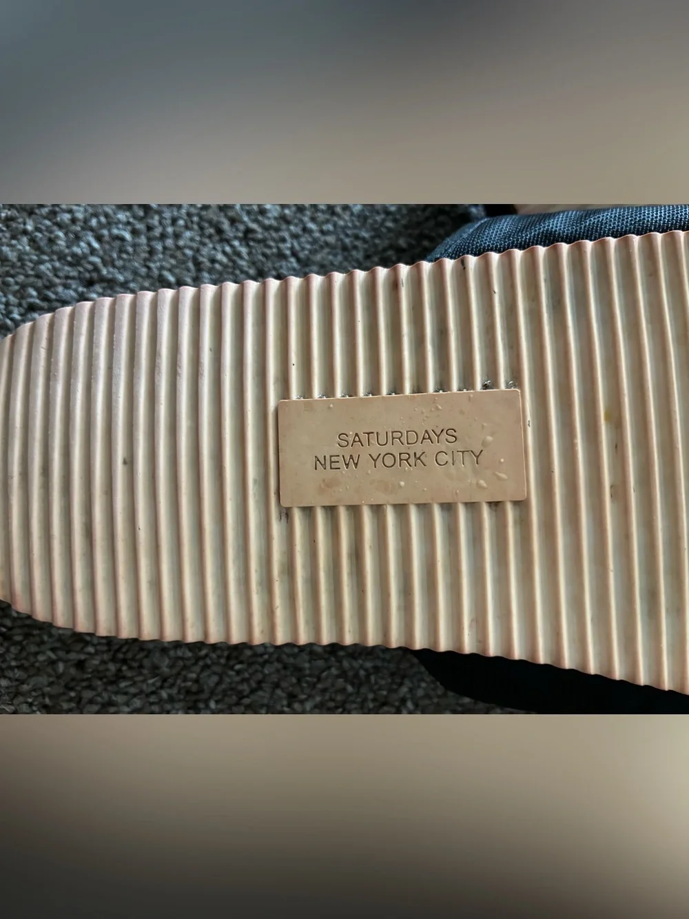 SATURDAYS NYC Banya Slides Black